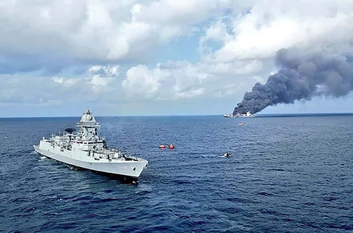 India Battles Container Ship Fire With ‘Hazardous’ Cargo - WM Logistics